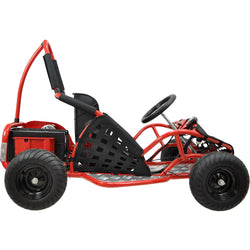 MotoTec Off Road Kids Electric 48v 1000w Go Kart Red